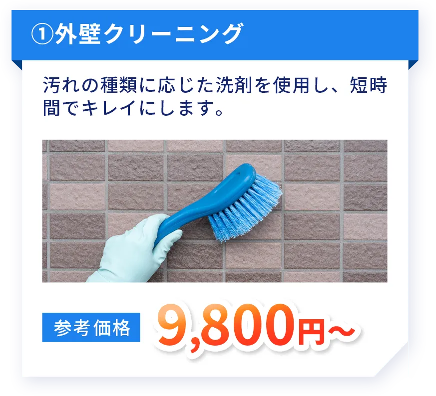 外壁クリーニング